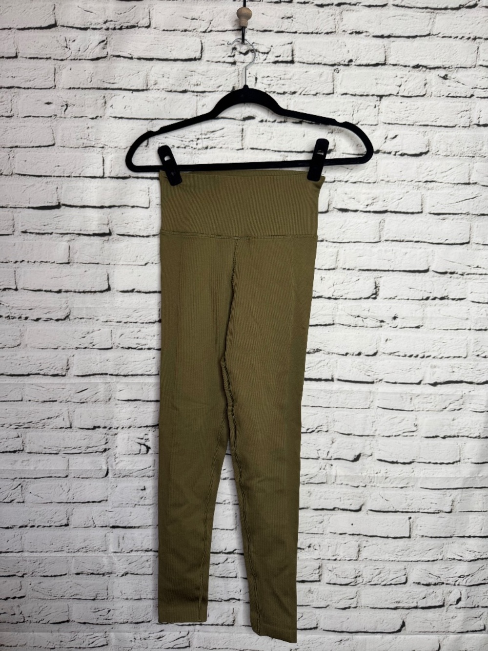 Athleta Elation Rib Leggings Olive